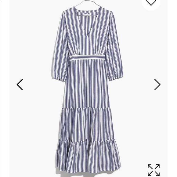 Madewell stripped tier Ava dress - Picture 5 of 6